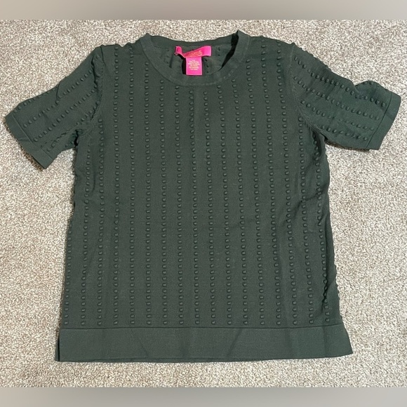 Catherine Malandrino Short-Sleeve Sweater Shirt - Picture 1 of 5